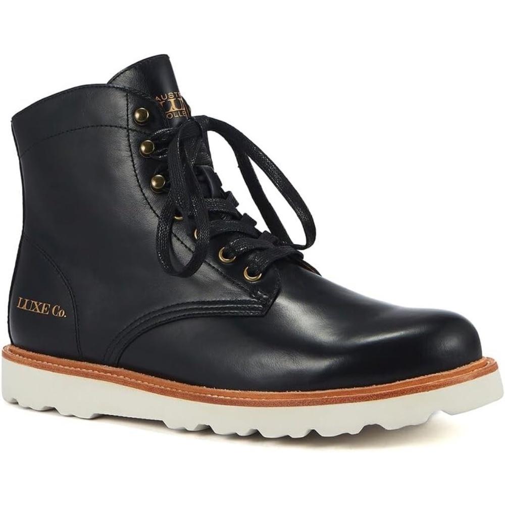 Australia Luxe Collective Men's Ridgemont Fashion Size 9 Black Leather Boot NIB